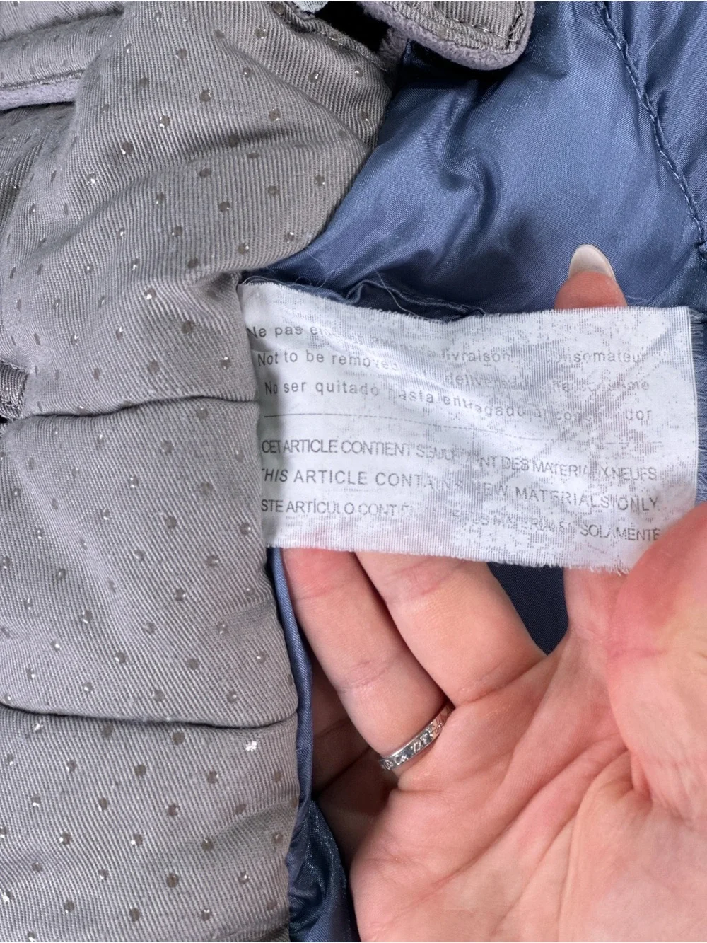 7 A.M. Enfant Blanket 212 Evolution Footmuff Nylon Slate Blue 0-4T